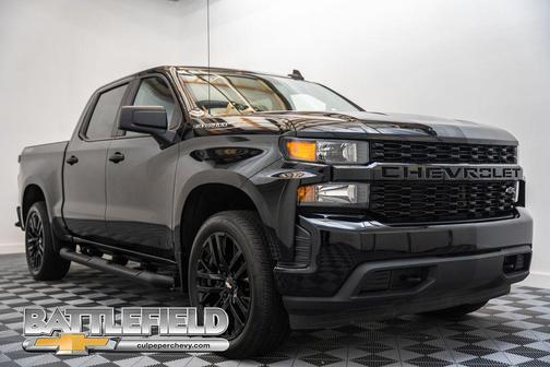 Black 2020 Chevrolet Silverado 1500 Custom