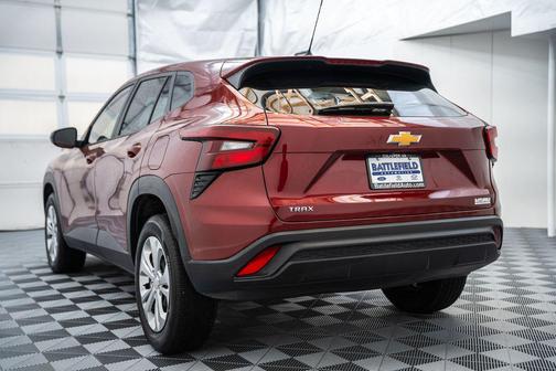 Crimson Metallic 2025 Chevrolet Trax LS