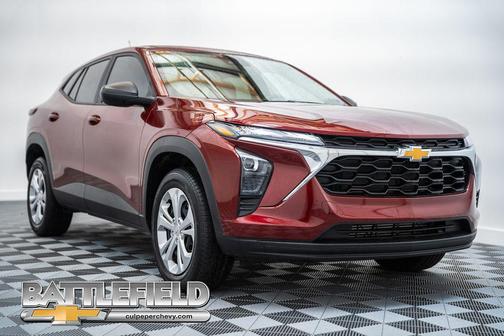 Crimson Metallic 2025 Chevrolet Trax LS