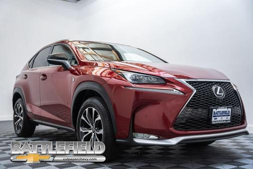 Matador Red Mica 2015 Lexus NX 200t F Sport
