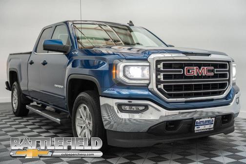 Stone Blue Metallic 2019 GMC Sierra 1500 SLE