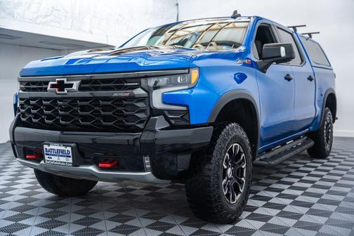 Glacier Blue Metallic 2022 Chevrolet Silverado 1500 ZR2