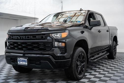 Black 2023 Chevrolet Silverado 1500 Custom Trail Boss