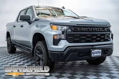 Sterling Gray Metallic 2026 Chevrolet Silverado 1500 Custom Trail Boss