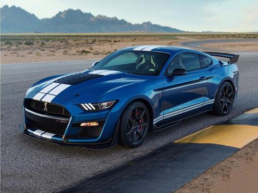 Antimatter Blue Metallic 2021 Ford Shelby GT500 Base