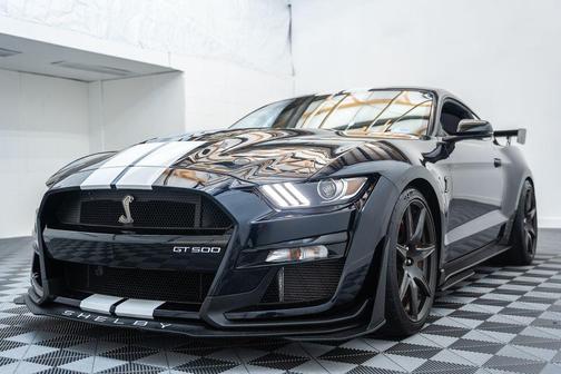 Antimatter Blue Metallic 2021 Ford Shelby GT500 Base