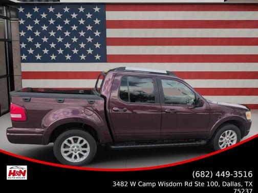 Burgundy 2008 Ford Explorer Sport Trac Limited