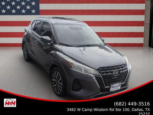 Silver 2021 Nissan Kicks SV