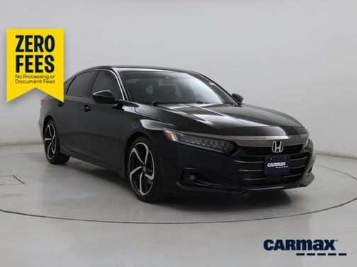 Black 2022 Honda Accord Sport
