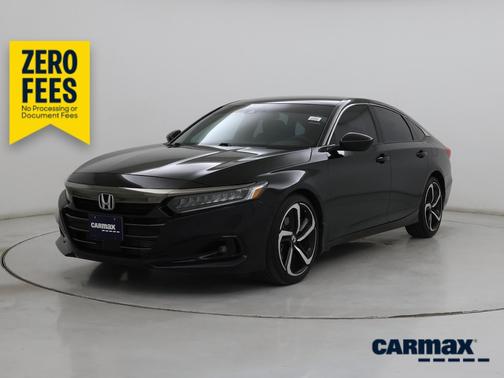 Black 2022 Honda Accord Sport
