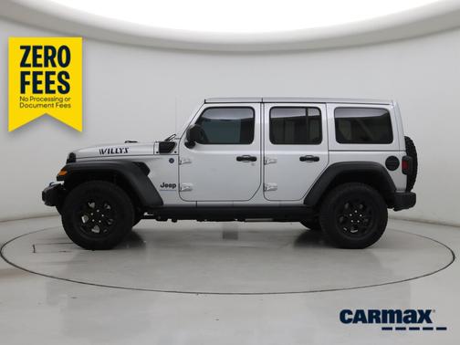 Silver 2023 Jeep Wrangler 4xe Willy's