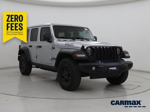 Silver 2023 Jeep Wrangler 4xe Willy's