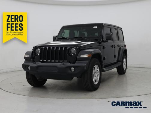 Black 2022 Jeep Wrangler Unlimited Sport S