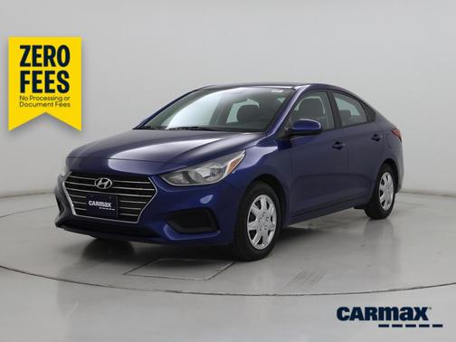 Blue 2021 Hyundai Accent SE