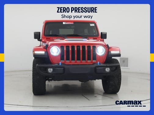 Red 2023 Jeep Wrangler 4xe Unlimited Rubicon