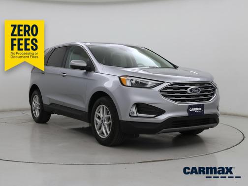 Silver 2022 Ford Edge SEL