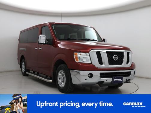Burgundy 2017 Nissan NV Passenger NV3500 HD SL