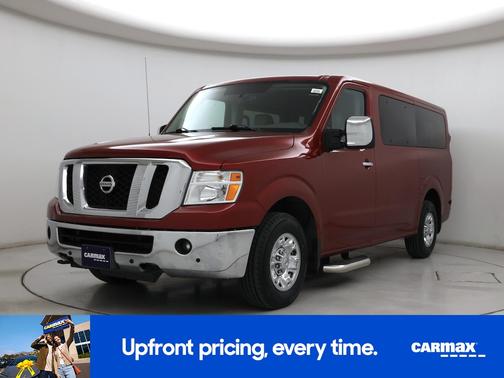 Burgundy 2017 Nissan NV Passenger NV3500 HD SL
