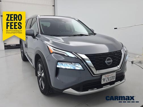 Gray 2023 Nissan Rogue Platinum