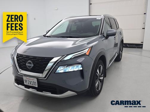 Gray 2023 Nissan Rogue Platinum