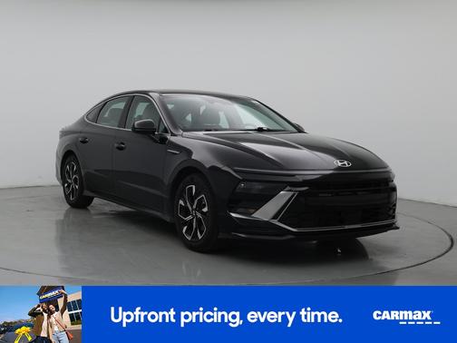 Black 2025 Hyundai SONATA SEL