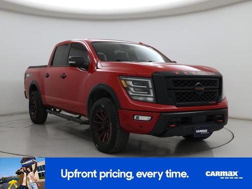 Red 2021 Nissan Titan PRO-4X