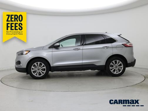 Silver 2024 Ford Edge Titanium