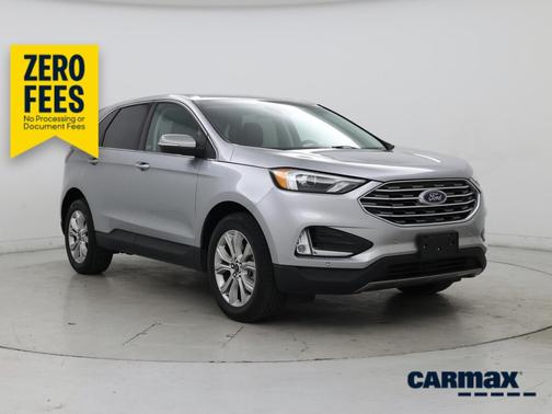 Silver 2024 Ford Edge Titanium
