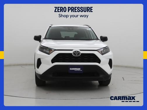 White 2021 Toyota RAV4 LE