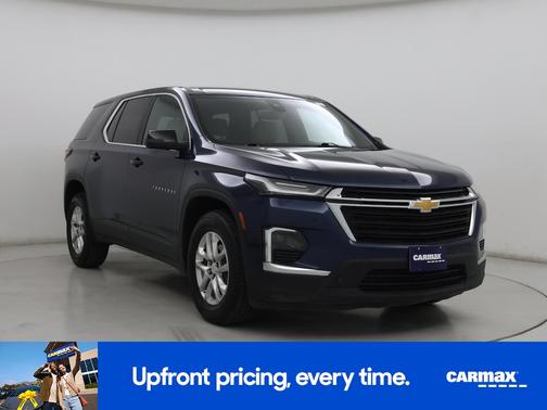 Blue 2023 Chevrolet Traverse LS