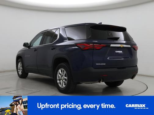 Blue 2023 Chevrolet Traverse LS