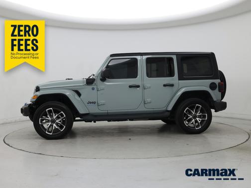 Gray 2024 Jeep Wrangler 4xe Sport S