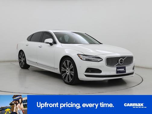 White 2022 Volvo S90 B6 Inscription