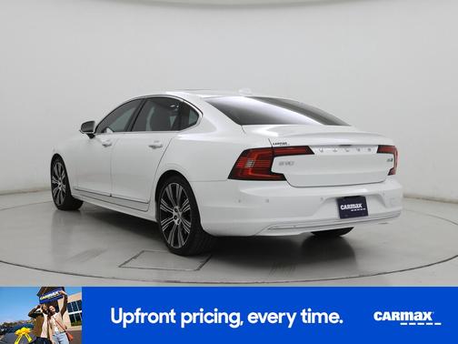 White 2022 Volvo S90 B6 Inscription