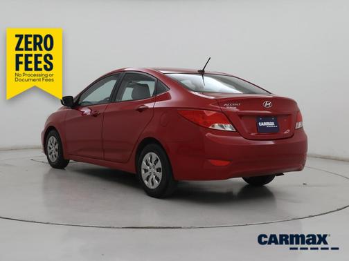 Red 2016 Hyundai Accent SE