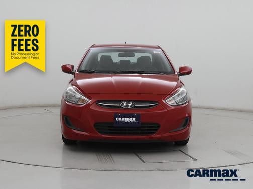 Red 2016 Hyundai Accent SE