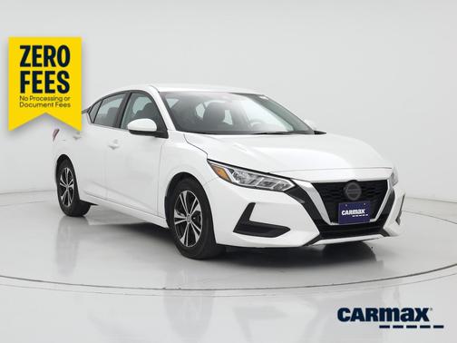 White 2022 Nissan Sentra SV
