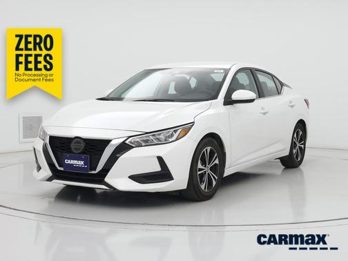 White 2022 Nissan Sentra SV