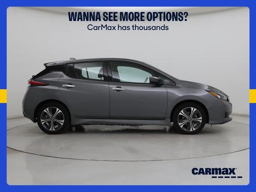 Gray 2021 Nissan Leaf SL PLUS