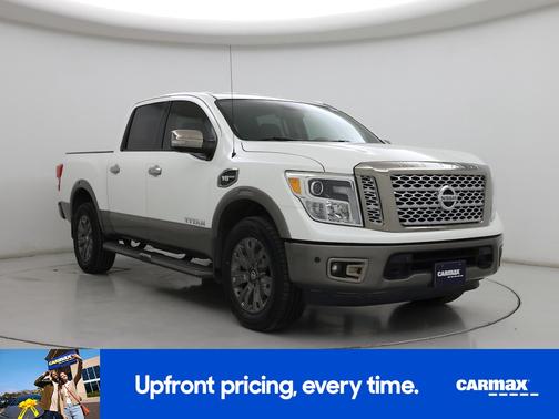 White 2017 Nissan Titan Platinum Reserve