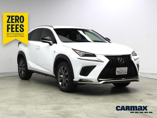 White 2019 Lexus NX 300 F-Sport
