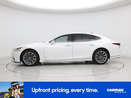 White 2018 Lexus LS 500