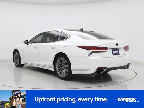 White 2018 Lexus LS 500