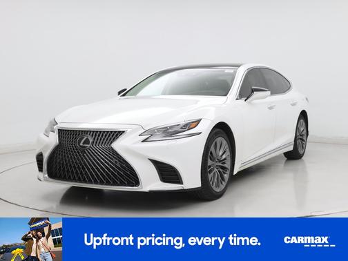 White 2018 Lexus LS 500