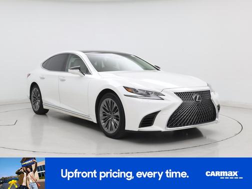 White 2018 Lexus LS 500
