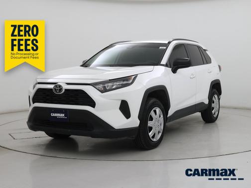 White 2021 Toyota RAV4 LE