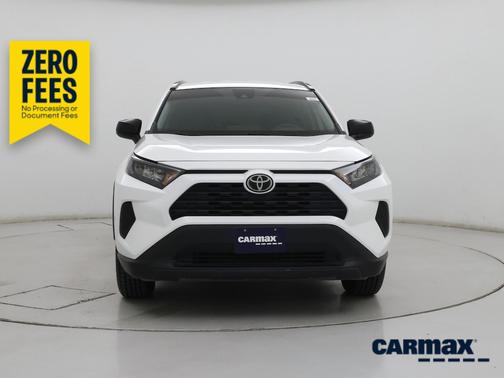 White 2021 Toyota RAV4 LE