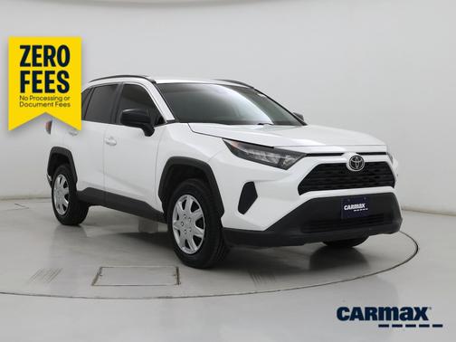 White 2021 Toyota RAV4 LE
