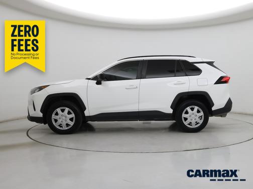 White 2021 Toyota RAV4 LE