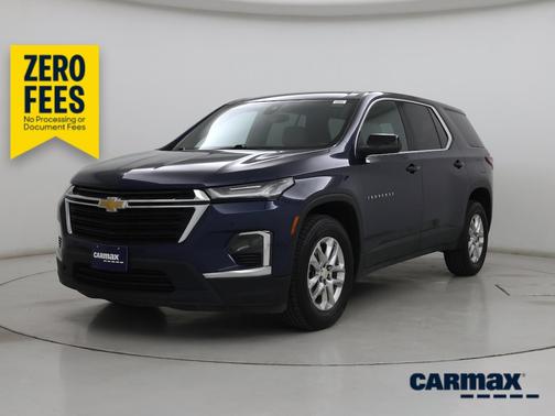 Blue 2023 Chevrolet Traverse LS
